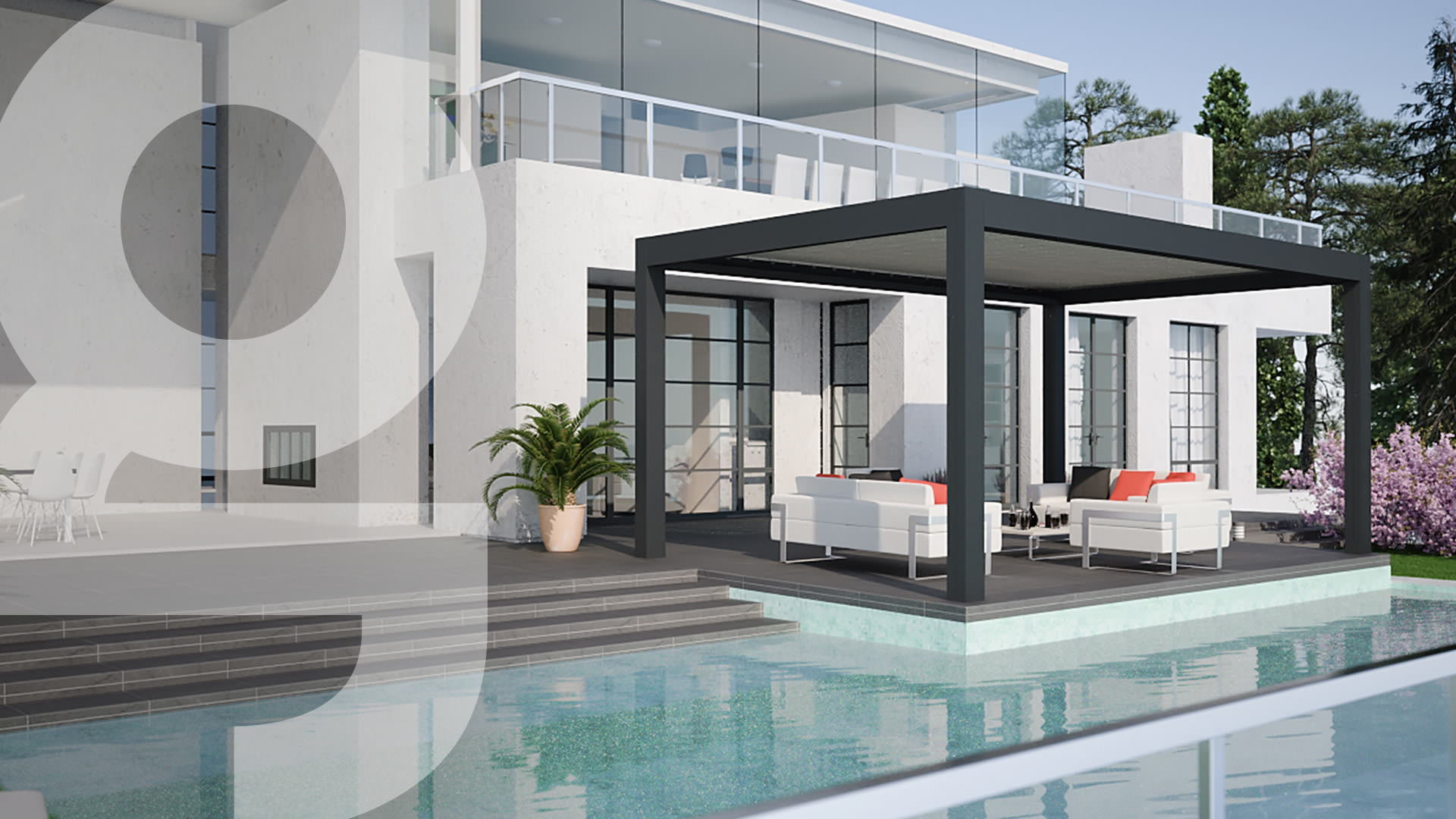 Grandeur Nature - Pergola bioclimatique aluminium